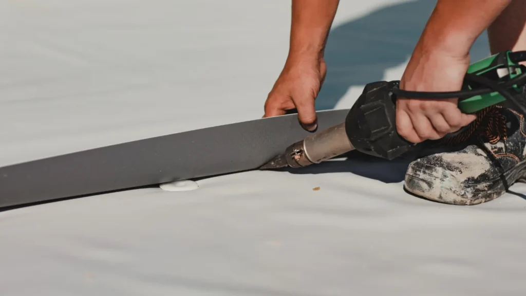 Commercial Roof Maintenance TPO Repair Cherry Town Commercial Roofing Michigan